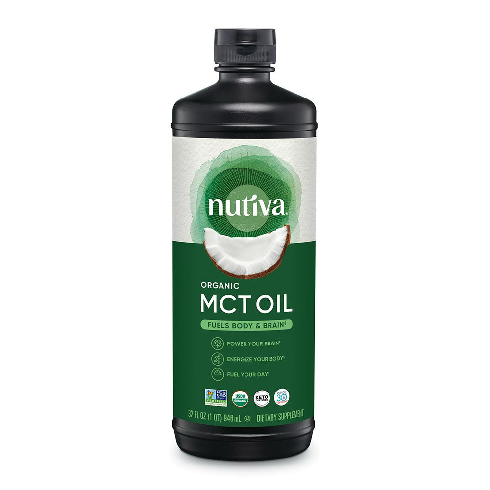 Nutiva Organic MCT Oil for Body and Brain, 32 Oz